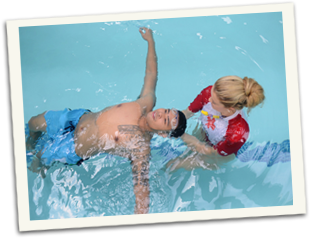 swimming course packages - illustration of a swimming pool